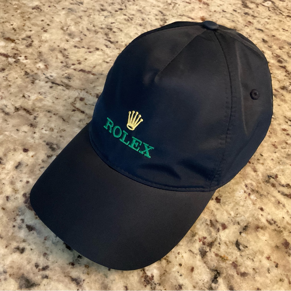 New Authentic Rolex Navy Adjustable Baseball Hat